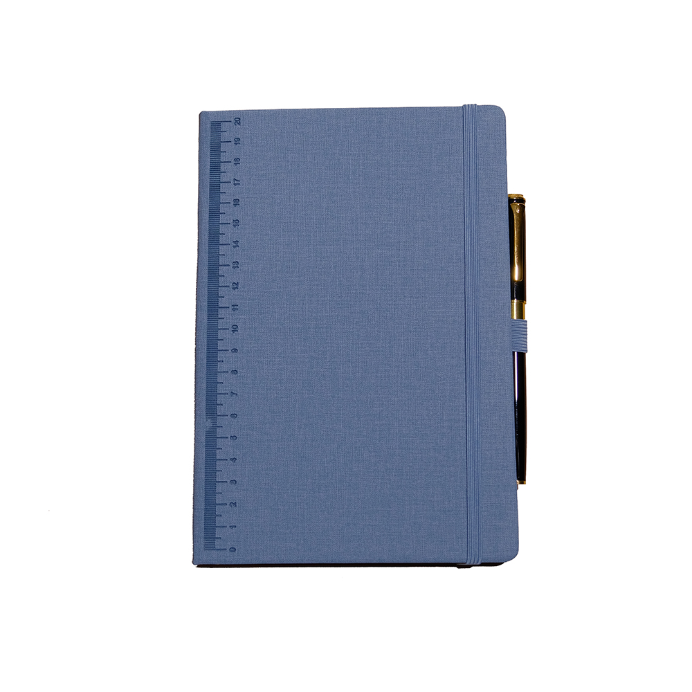 PU Gardcover Notebook مع الأشرطة مع القلم