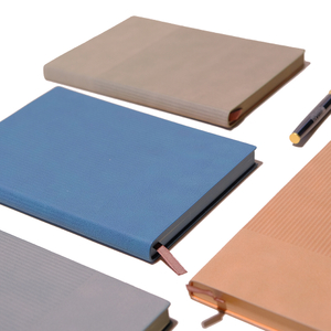 PU Notebook Firedly Firedly Notycedly Notepad مع طباعة الشعار 